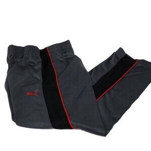 Puma Gray Black Boys pants size S elastic waist *